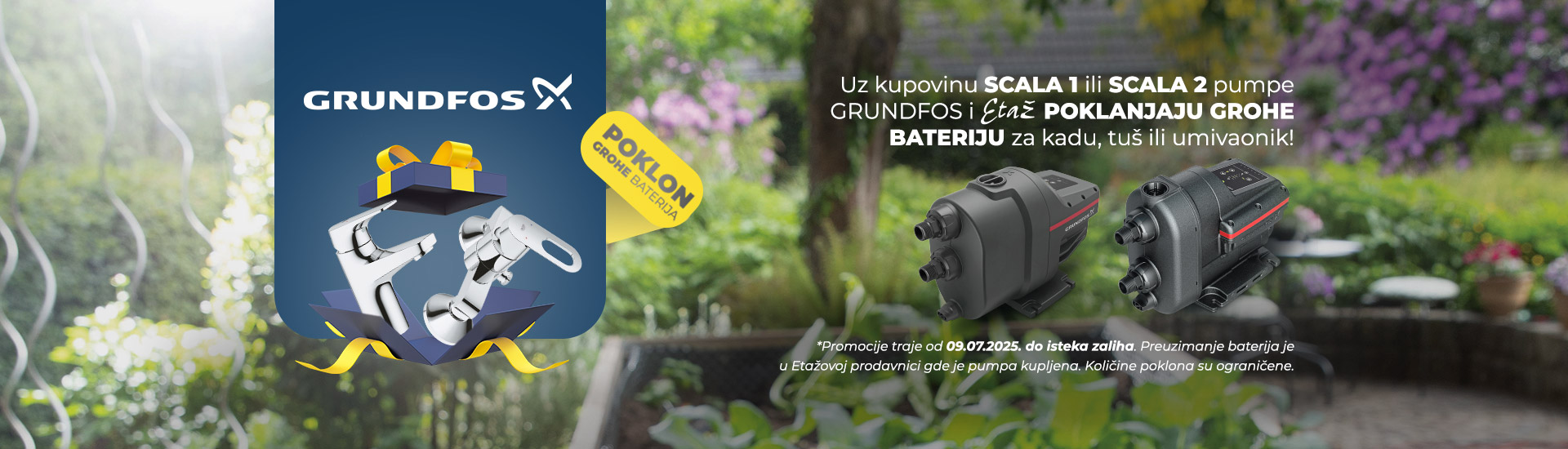 Grundfos spring 25 akcija