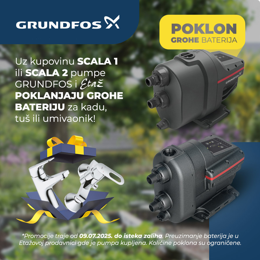 Grundfos spring 25 akcija
