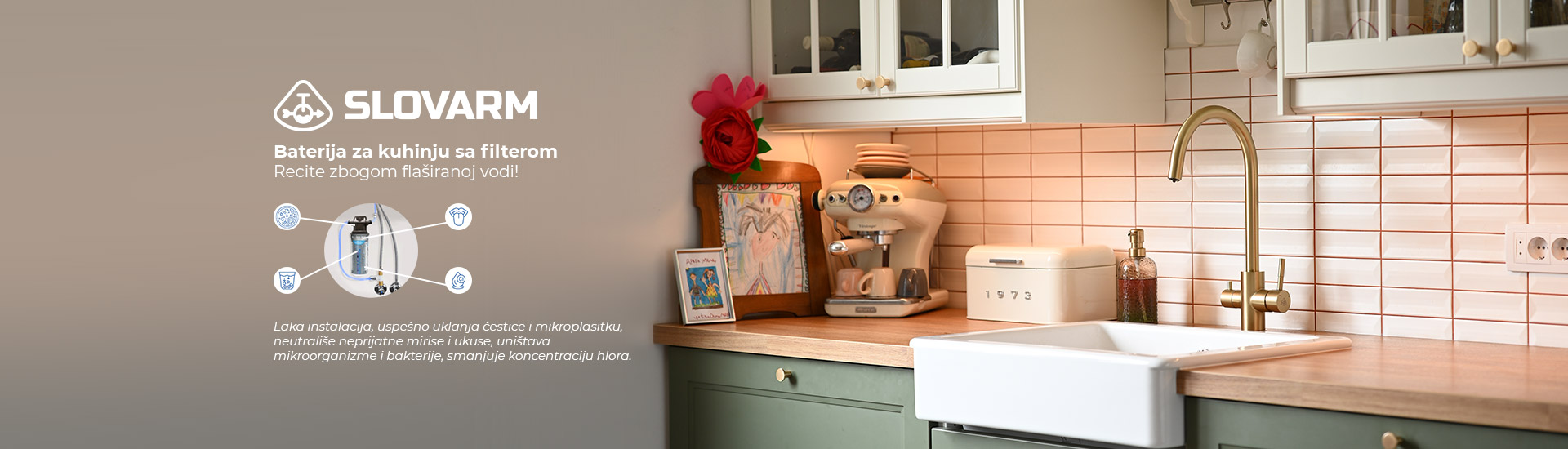 Slovarm Baterije sa filterom