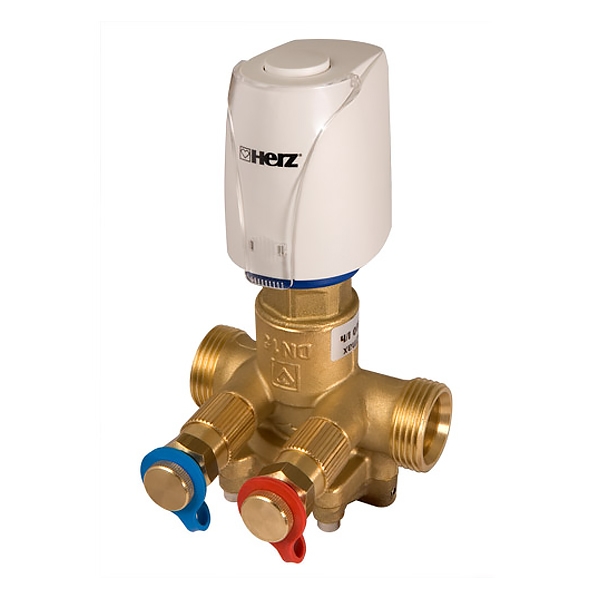 HERZ Kombi ventil - regulator protoka SMART, 1/2", 80-400 l/h